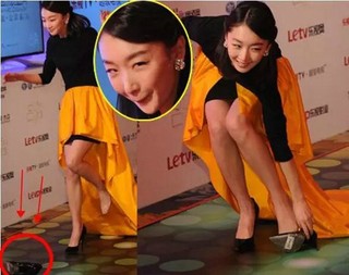 女星摔倒 红毯摔倒 明星走红毯摔倒_女明星台阶摔倒